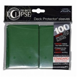 UP - Standard Sleeves - PRO-Matte Eclipse - Forest Green (100 Sleeves)