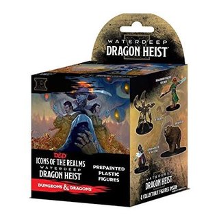 Dungeons & Dragons Fantasy Miniatures: Icons of the Realms Set 9 Waterdeep Dragon Heist - Standard Booster