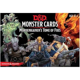 D&D Monster Cards: Mordenkainens Tome of Foes (109 cards)