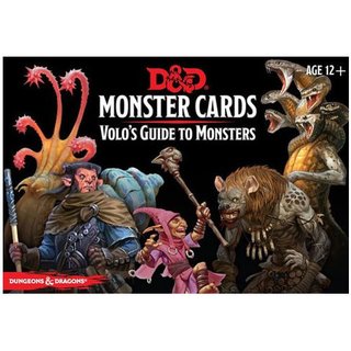 D&D Monster Cards: Volos Guide to Monsters (81 cards)