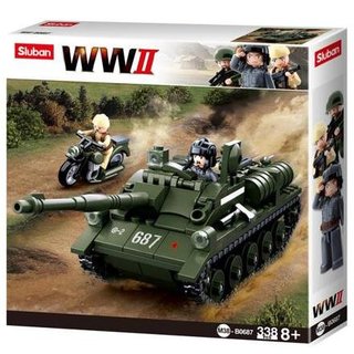 WWII - Alliierter Jagdpanzer(335 Teile)[M38-B0687]
