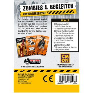 Zombicide 2. Edition - Zombies & Begleiter - (Konvertierungsset) DE