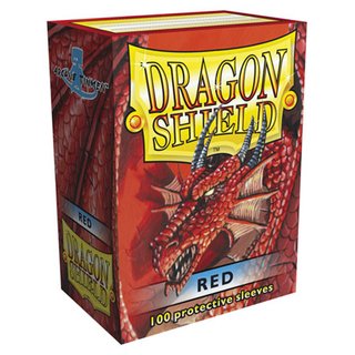 Dragon Shield Red Sleeves (100)