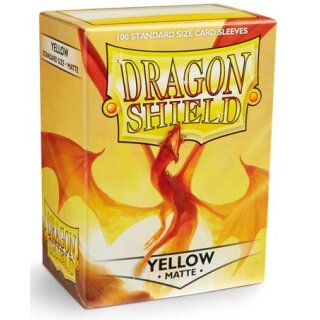 DS100 - Matte Sleeves - Yellow