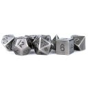 Antique Silver 16mm Polyhedral Dice Set