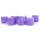 16mm Resin Flash Dice Poly Dice Set: Purple