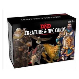 D&D Monster Cards - NPCs & Creatures (182 cards) - EN