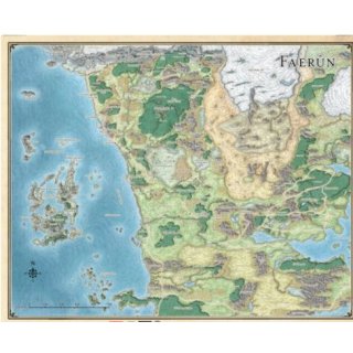 D&D Landkarte Schwertküste/Swordcoast