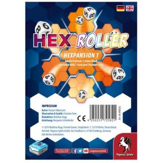 HexRoller: Hexpansion 1 [Erweiterung] (Frosted Games)
