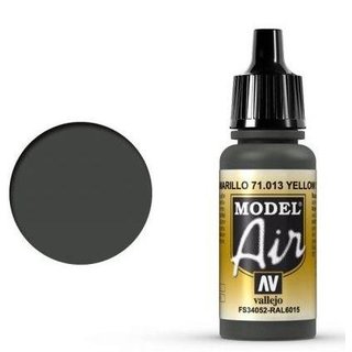 Vallejo Model Air: 013 Yellow Olive, 17 ml