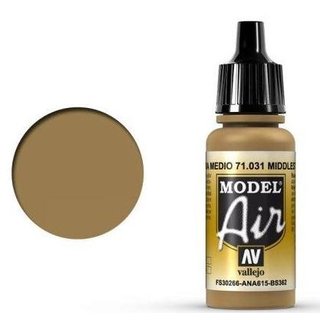 Vallejo Model Air: 031 Middle Stone, 17 ml
