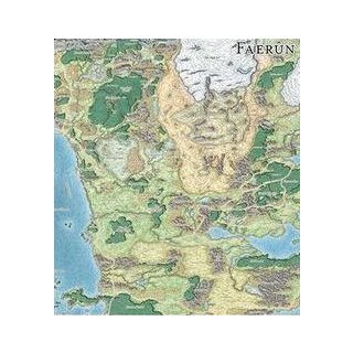 "Faerûn" - Realm and Sword Coast Map (27" x 32")