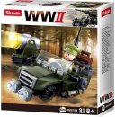 WWII - Mini-Bauset Geländewagen (91 Teile)[B0678B]