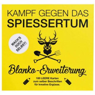 Kampf gegen das Spießertum Blanko-Erweiterung