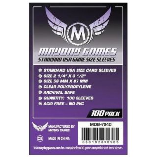 Purple Label Standard USA Game Size Sleeves(100) 56x87mm