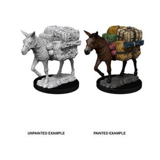 WizKids Deep Cuts Unpainted Miniatures - Pack Mule