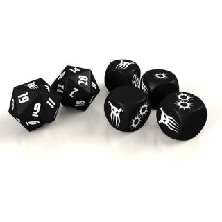 Achtung! Cthulhu 2d20: Black Sun Dice Set