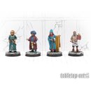 Townsfolk Miniatures - Merchants Set 1 (4)