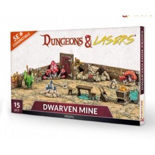 Dungeons & Lasers - Dwarven Mine Props - EN