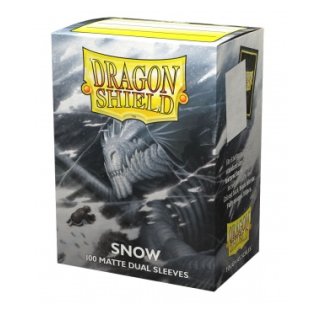 Dragon Shield Dual Matte Sleeves - Snow Nirin (100 Sleeves)