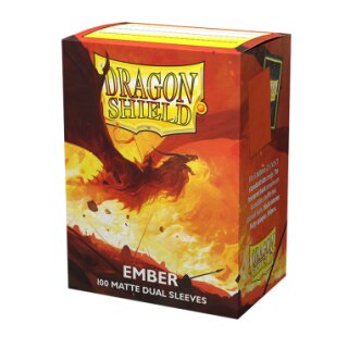 DS100 - Dual Matte Sleeves - Ember