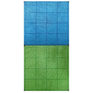 Megamat® 1” Reversible Blue-Green Squares (34½” x 48” Playing Surface)
