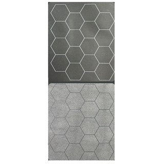 Megamat® 1” Reversible Black-Grey Hexes (34½” x 48” Playing Surface)