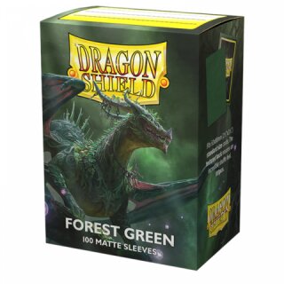 DS100 - Matte Sleeves - Forest Green