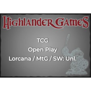 Dienstag - TCG - Open Play!