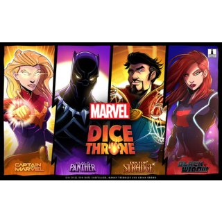 Marvel Dice Throne: Box 2 (Captain Marvel, Black Panther, Doctor Strange, Black Widow) [Stationär]
