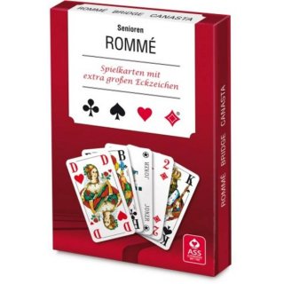 Romme, Canasta, Bridge: Romme für Senioren