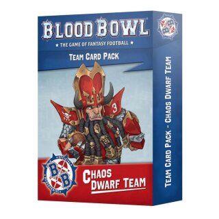 BLOOD BOWL: CHAOS DWARF TEAM CARDS