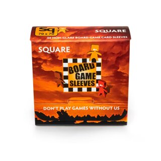 Board Games Sleeves - NonGlare - Square (70x70mm) - 50 Pcs
