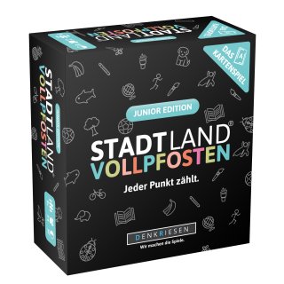 STADT LAND VOLLPFOSTEN: Das Kartenspiel – Junior Edition