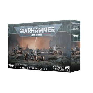 Astra Militarum: Unterstützungswaffentrupp von Krieg / Heavy Weapons Squad