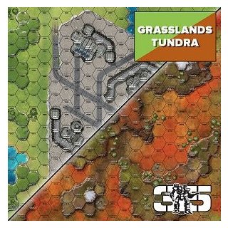 BattleTech Neoprene BattleMat Grasslands Tundra
