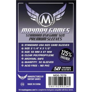 Dark Purple Label Premium USA Board Game Sleeves 56x87mm (50) MOQ2