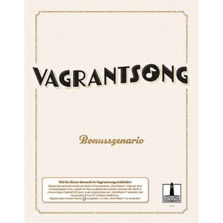 Vagrantsong - Bosnus-Szenario Erw. [Stationär]