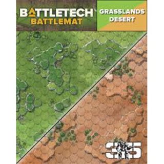 BattleTech Neoprene BattleMat Grasslands Desert Reprint