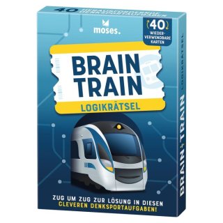 Brain Train - Logikrätsel mit abwischbarem Stift