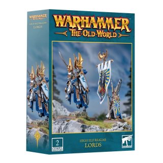 High Elf Realms: Lords (mounted/unmounted) / Fürsten