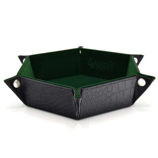 CritStones Foldable Dice Tray - Dragon Skin Edition - Grün