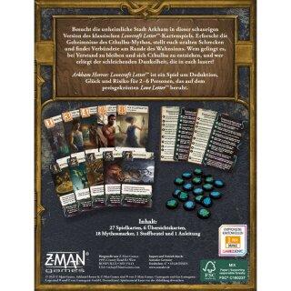 Arkham Horror Lovecraft Letter (DE)