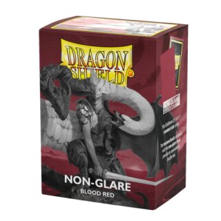 DS100 - Matte NonGlare Sleeves - Blood Red