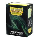 DS100 - Dual Matte Sleeves -Gooseberry