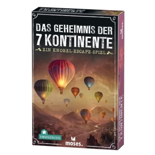 Das Geheimnis der 7 Kontinente - Knobel-Escape-Spiele