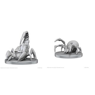 Pathfinder Battles Deep Cuts: Cave Scorpion & Hunting Spider