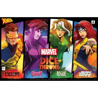 X-Men Dice Throne: Cyclops, Gambit, Rogue, Jean Grey [Stationär]