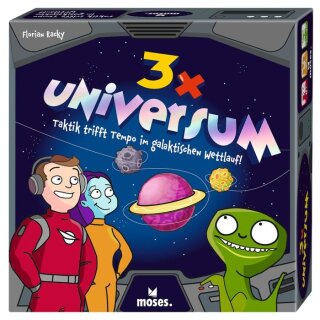 3 x Universum - Strategisches Familienspiel