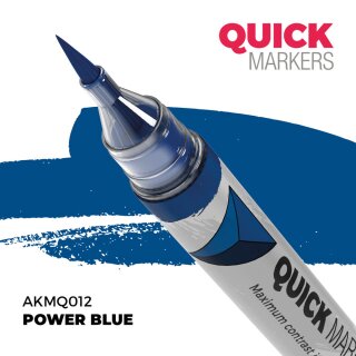 AK Interactive: POWER BLUE - QUICK MARKER